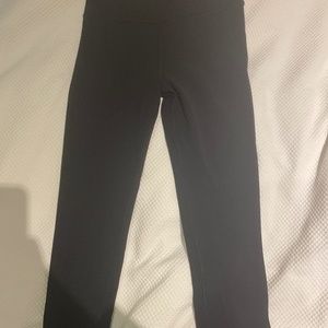 Black athleta girl leggings high rise chit chat tight